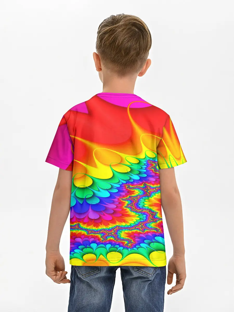 Детская базовая футболка / TIE-DYE