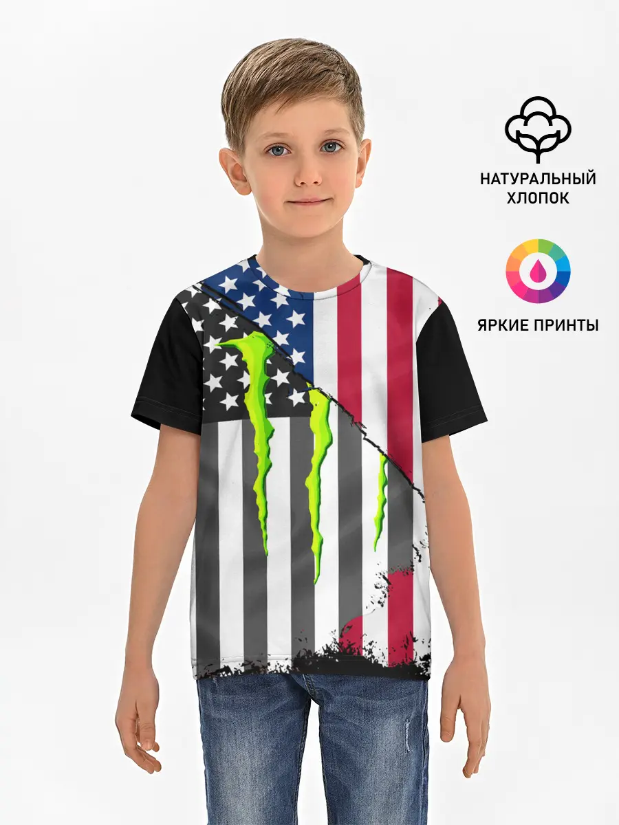 Детская базовая футболка / MONSTER ENERGY