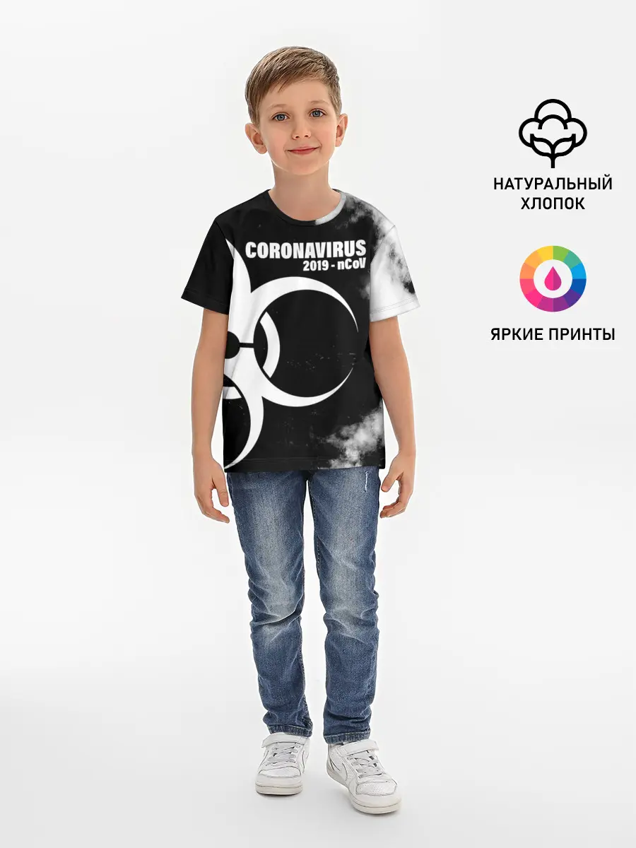 Детская базовая футболка / Coronavirus 2019 - nCoV