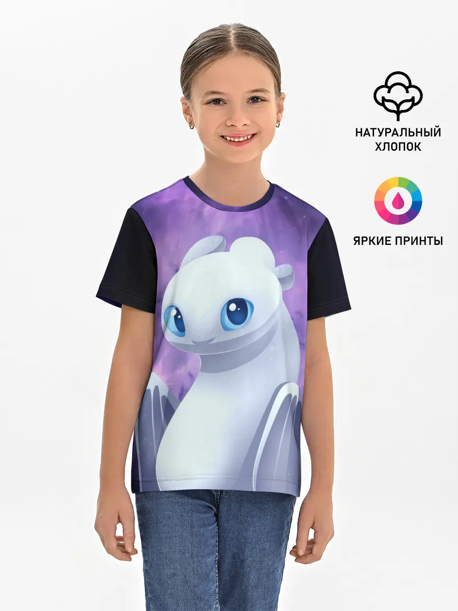 Детская базовая футболка / дневная фурия