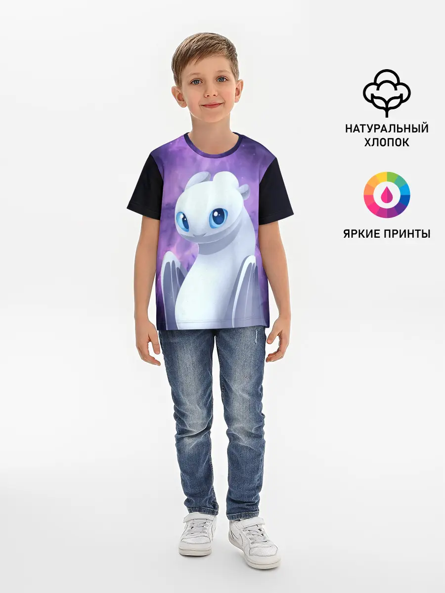 Детская базовая футболка / дневная фурия