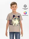 Детская базовая футболка / Великий Grumpy Cat