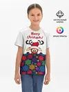 Детская базовая футболка / Merry Christmas