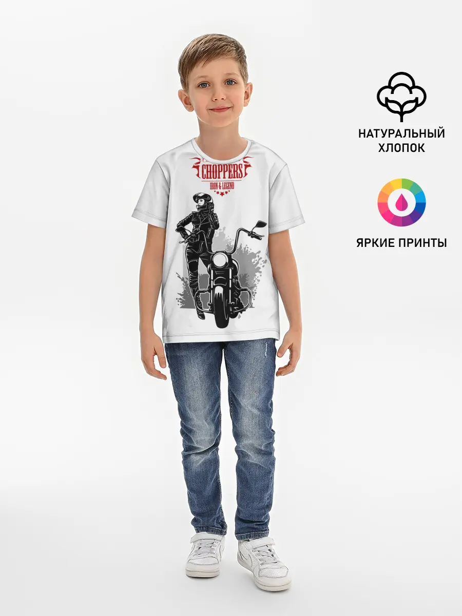 Детская базовая футболка / Choppers