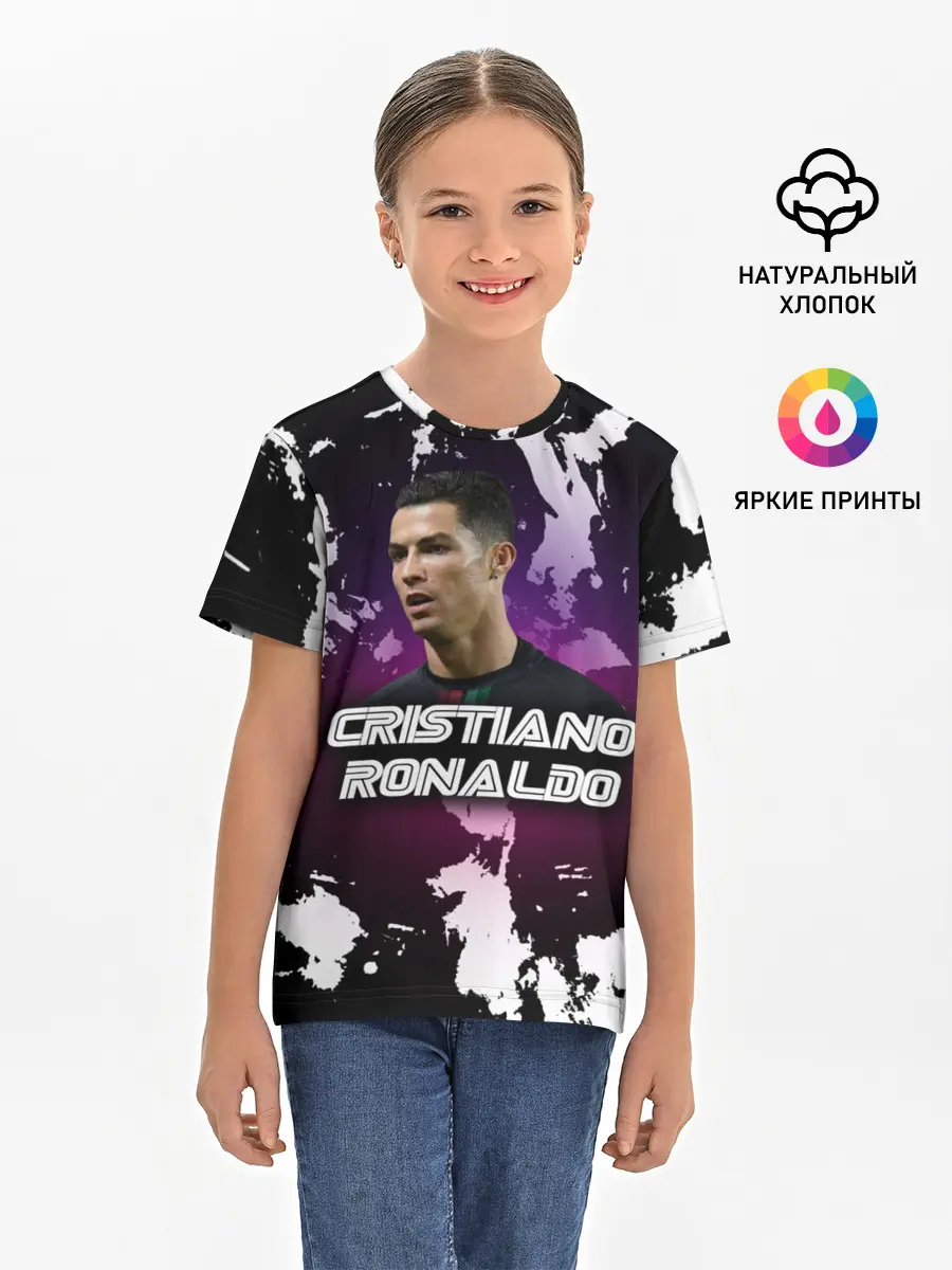 Детская базовая футболка / Cristiano Ronaldo