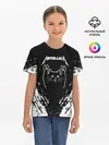 Детская базовая футболка / Мяуталлика / Meowtallica.