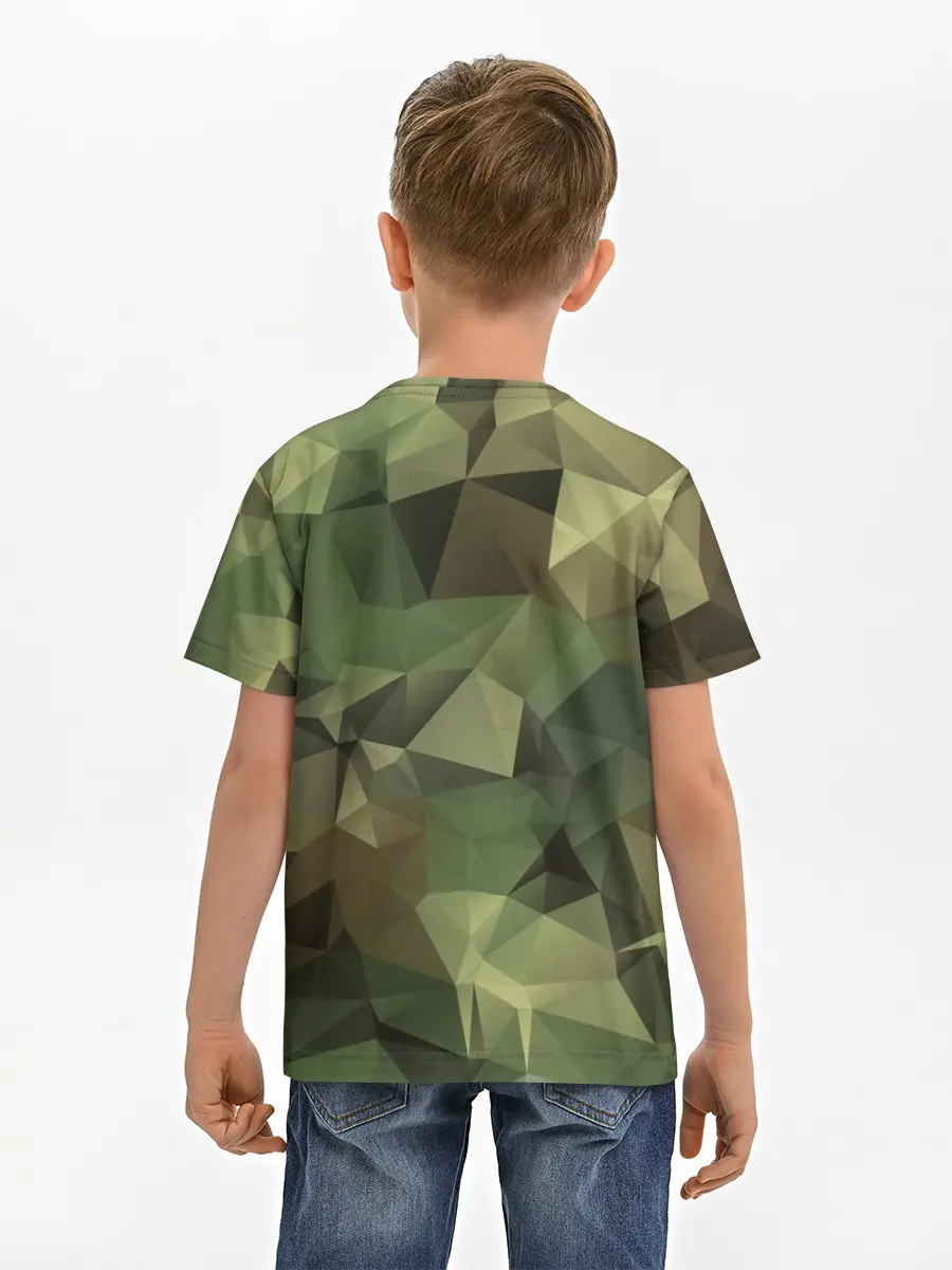 Детская базовая футболка / Камуфляж
