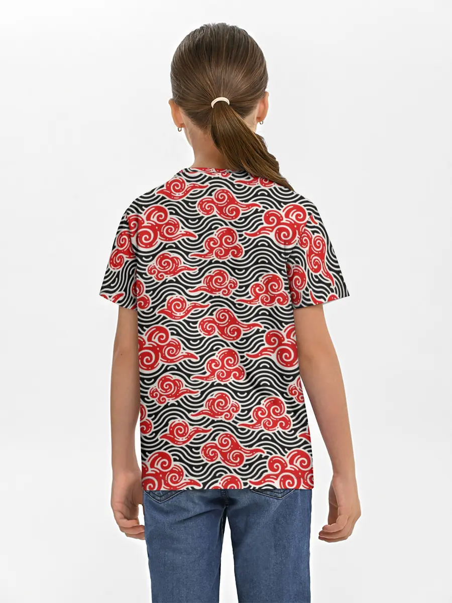 Детская базовая футболка / Кот-оборотень