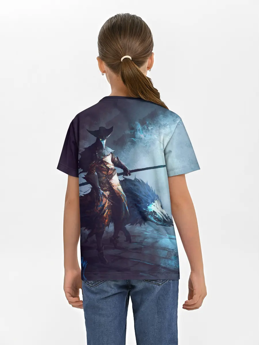 Детская базовая футболка / Plague Doctor painting