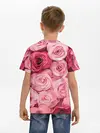 Детская базовая футболка / Розовые Розы