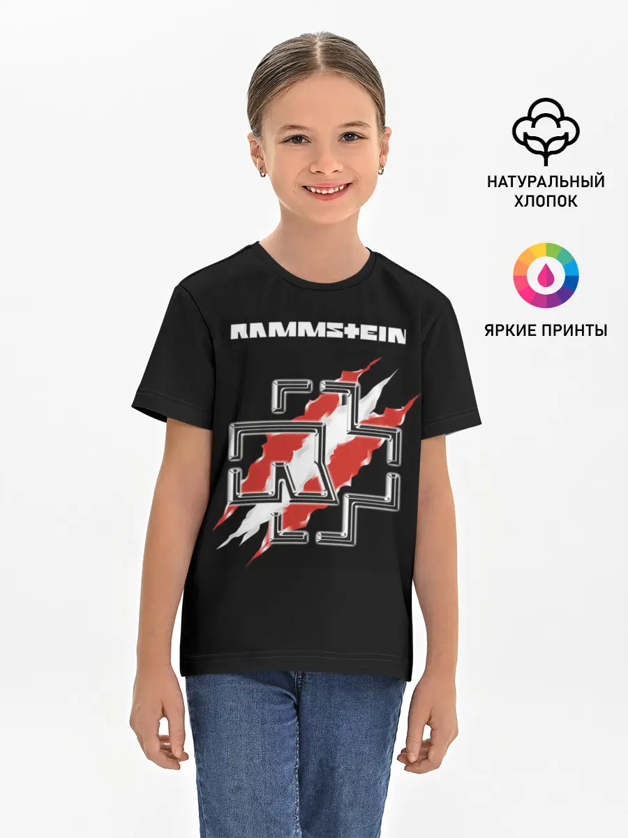 Детская базовая футболка / Rammstein