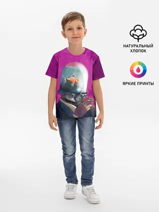 Детская базовая футболка / Эй Джей | Академия Амбрелла