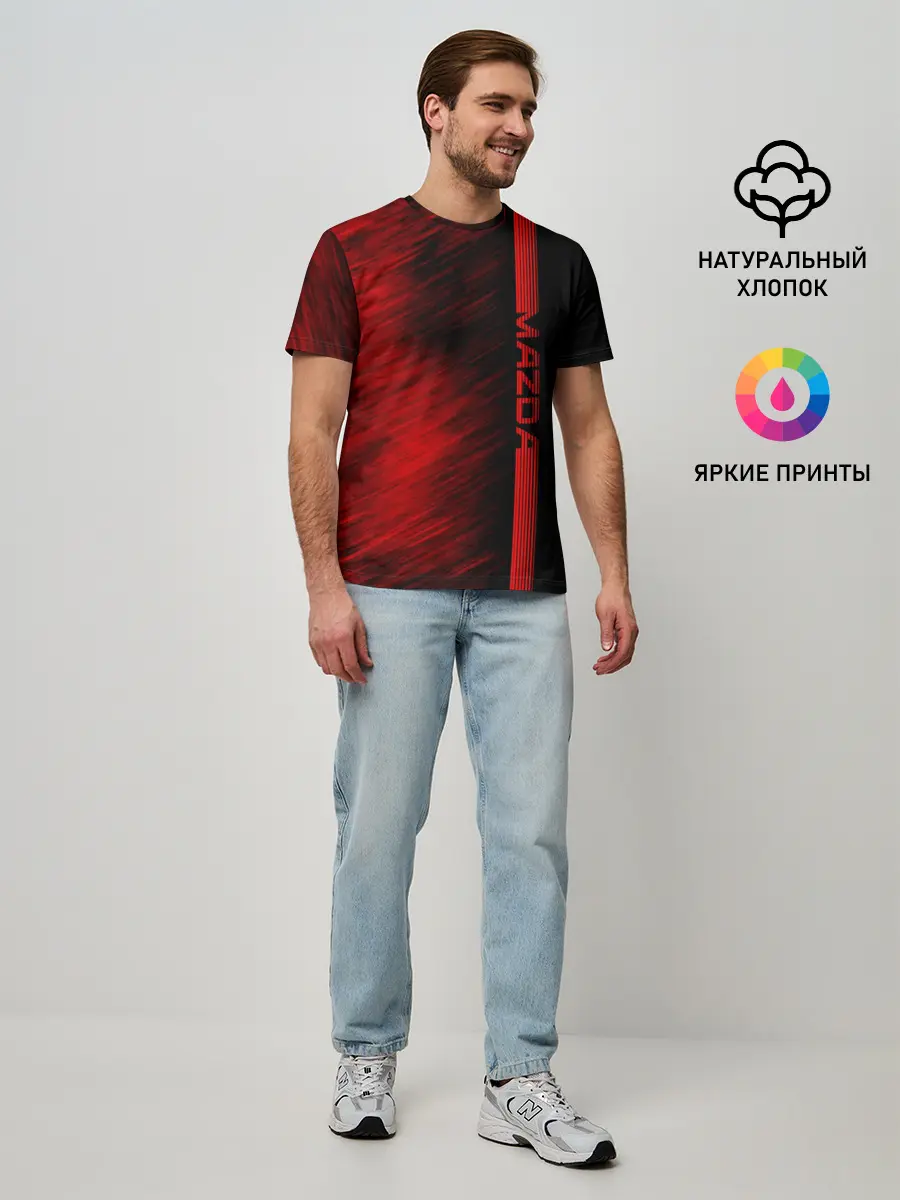 Мужская базовая футболка / Mazda