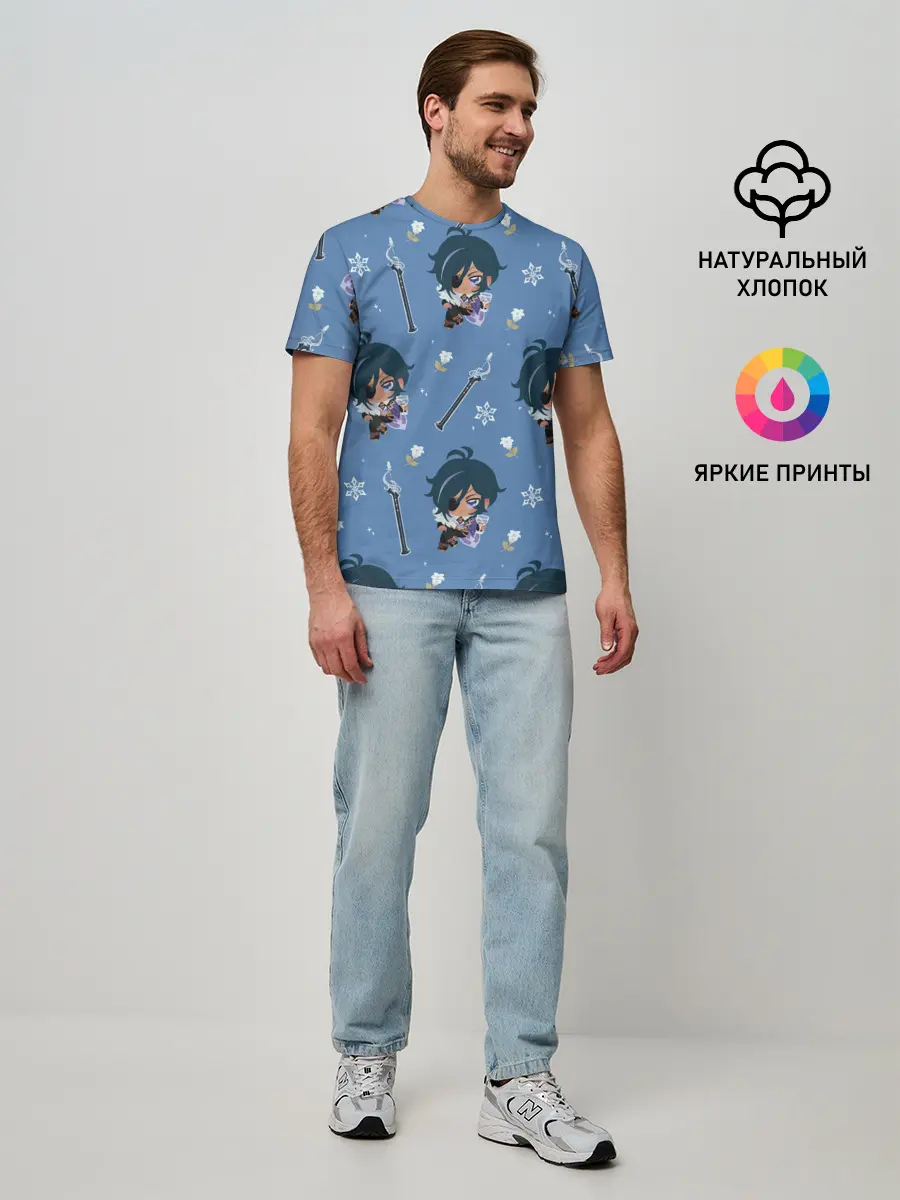 Мужская базовая футболка / Genshin Impact