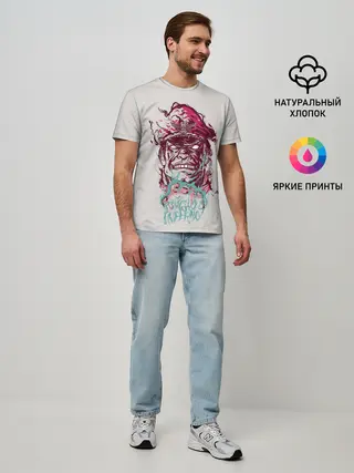 Мужская базовая футболка / Psycho Inferno