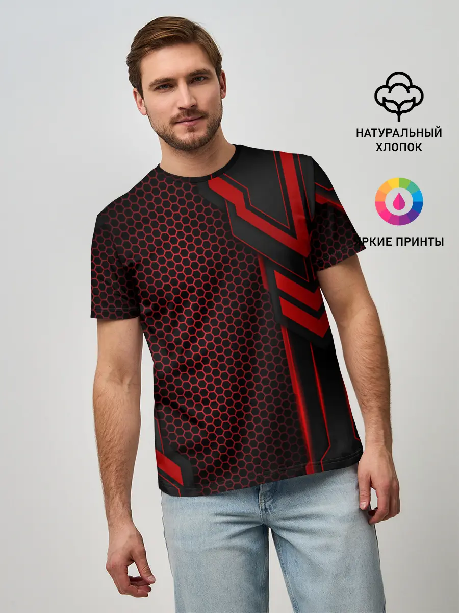 Мужская базовая футболка / СТАЛЬНАЯ БРОНЯ | STEEL ARMOR