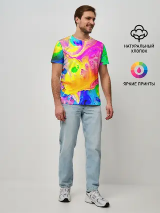 Мужская базовая футболка / КРАСКИ
