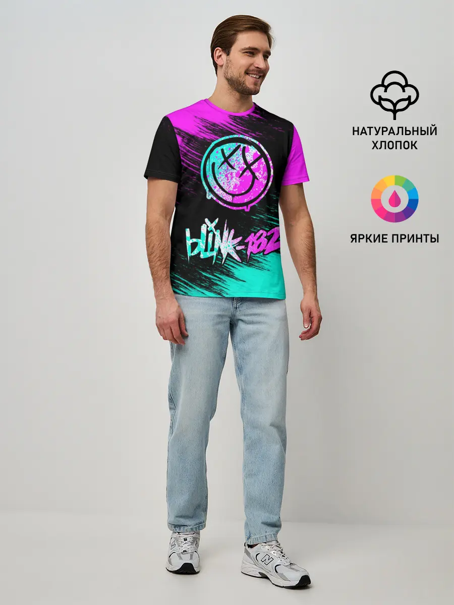 Мужская базовая футболка / Blink-182