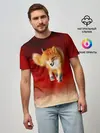 Мужская базовая футболка / Огненная Лиса