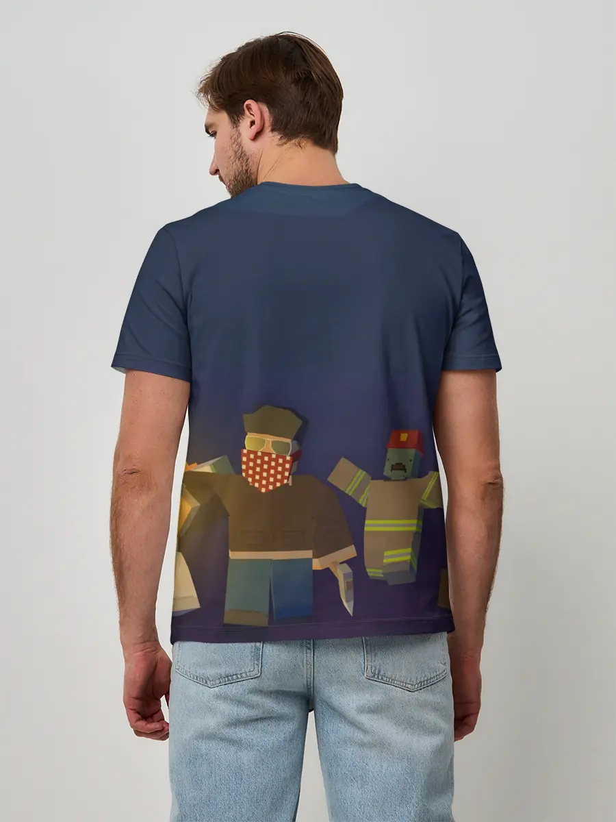 Мужская базовая футболка / Unturned