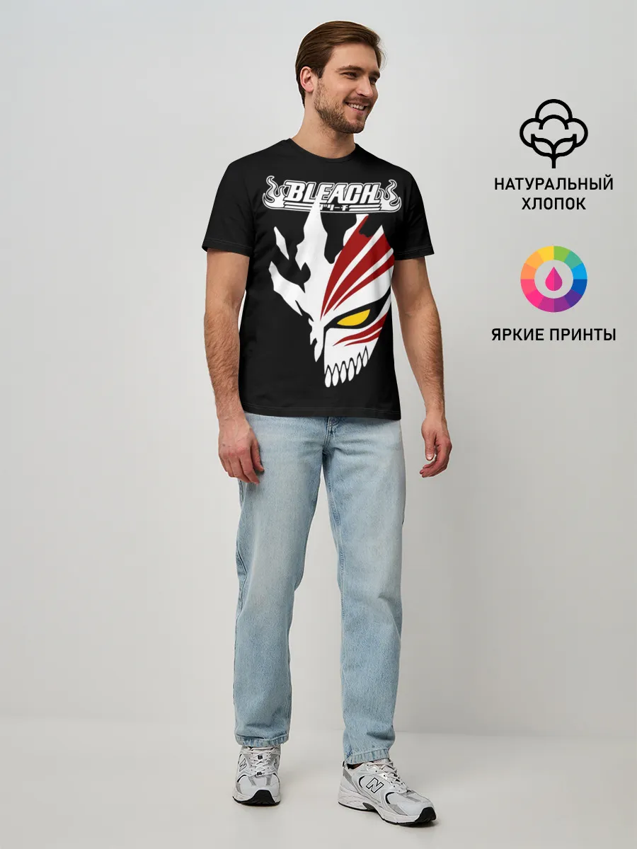 Мужская базовая футболка / BLEACH vector art