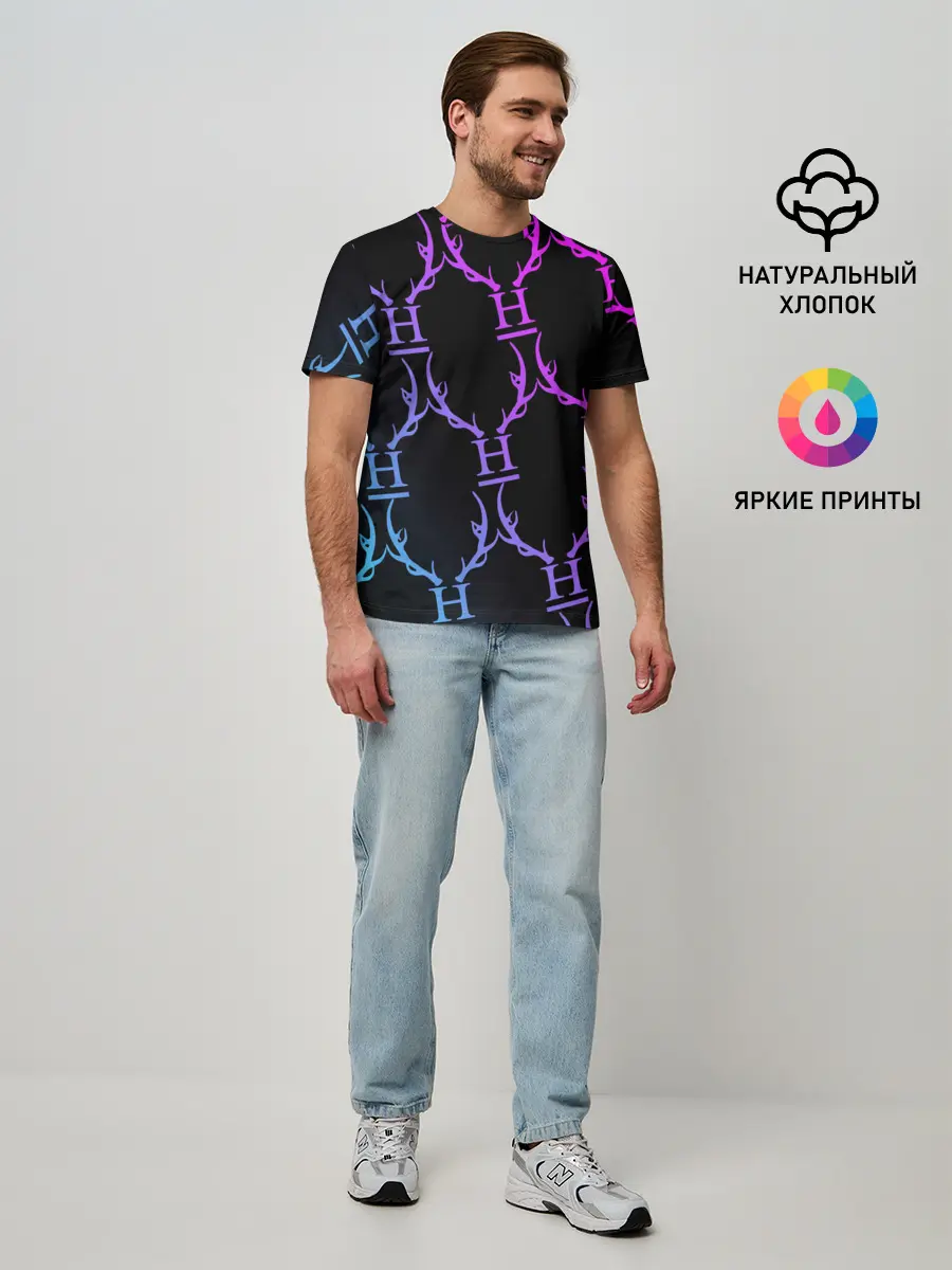 Мужская базовая футболка / Hannibal