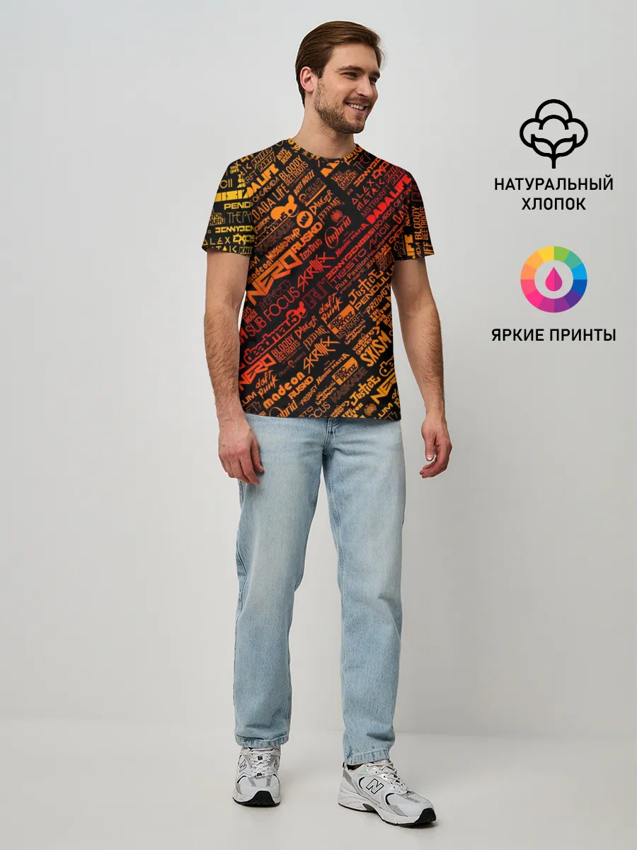 Мужская базовая футболка / Музыкальные бренды