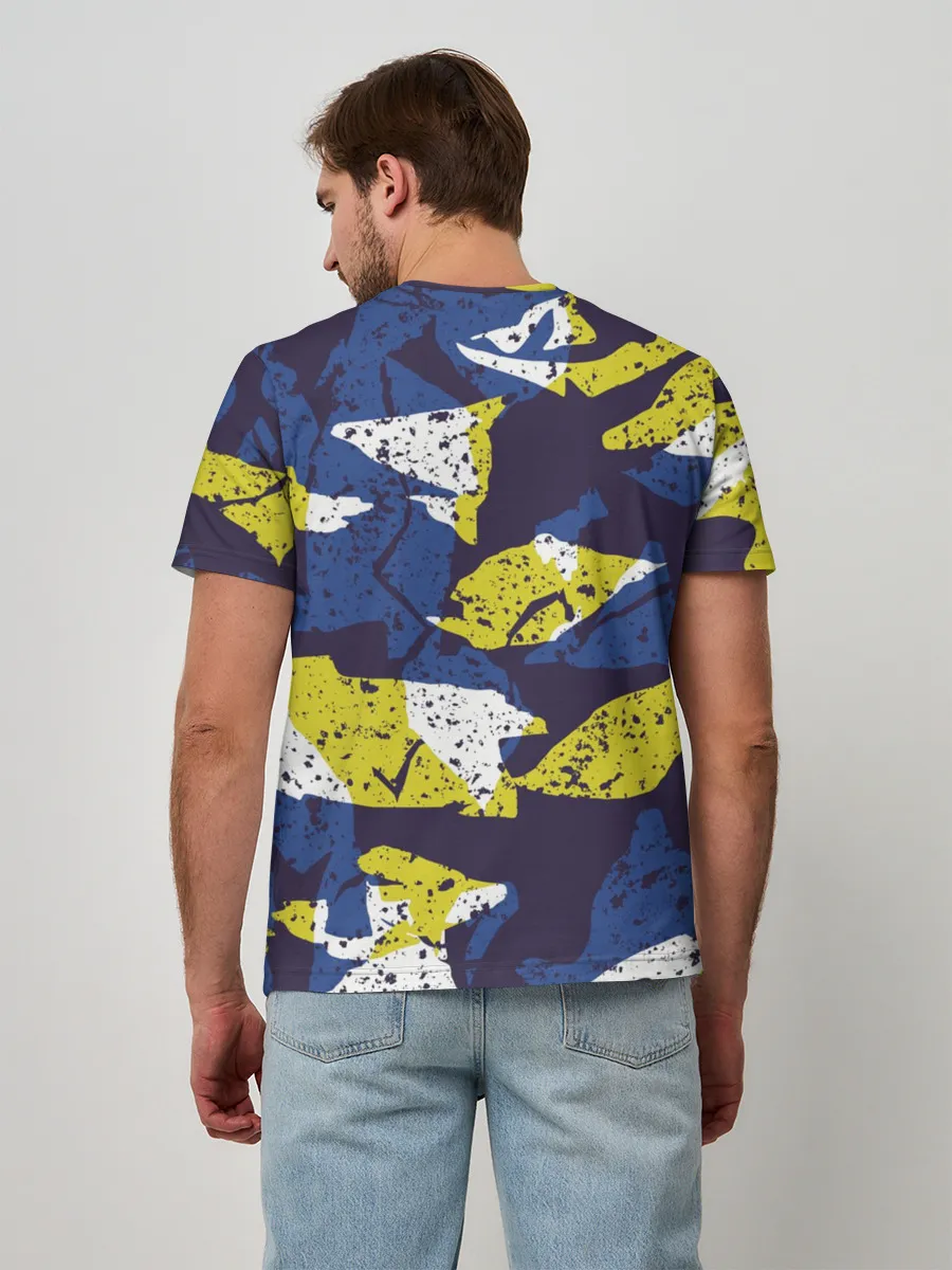 Мужская базовая футболка / Пятна