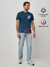 Мужская базовая футболка / BMW / БМВ