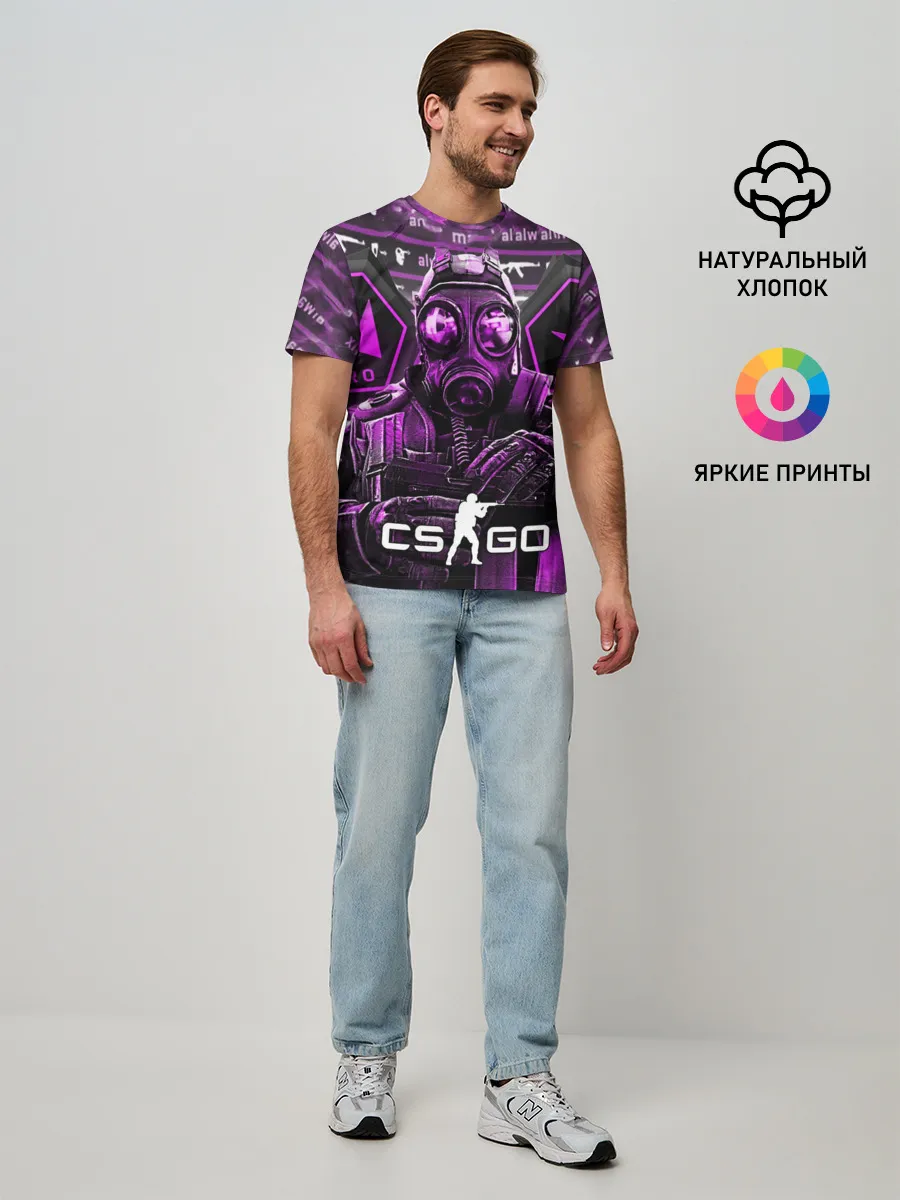 Мужская базовая футболка / CS:GO