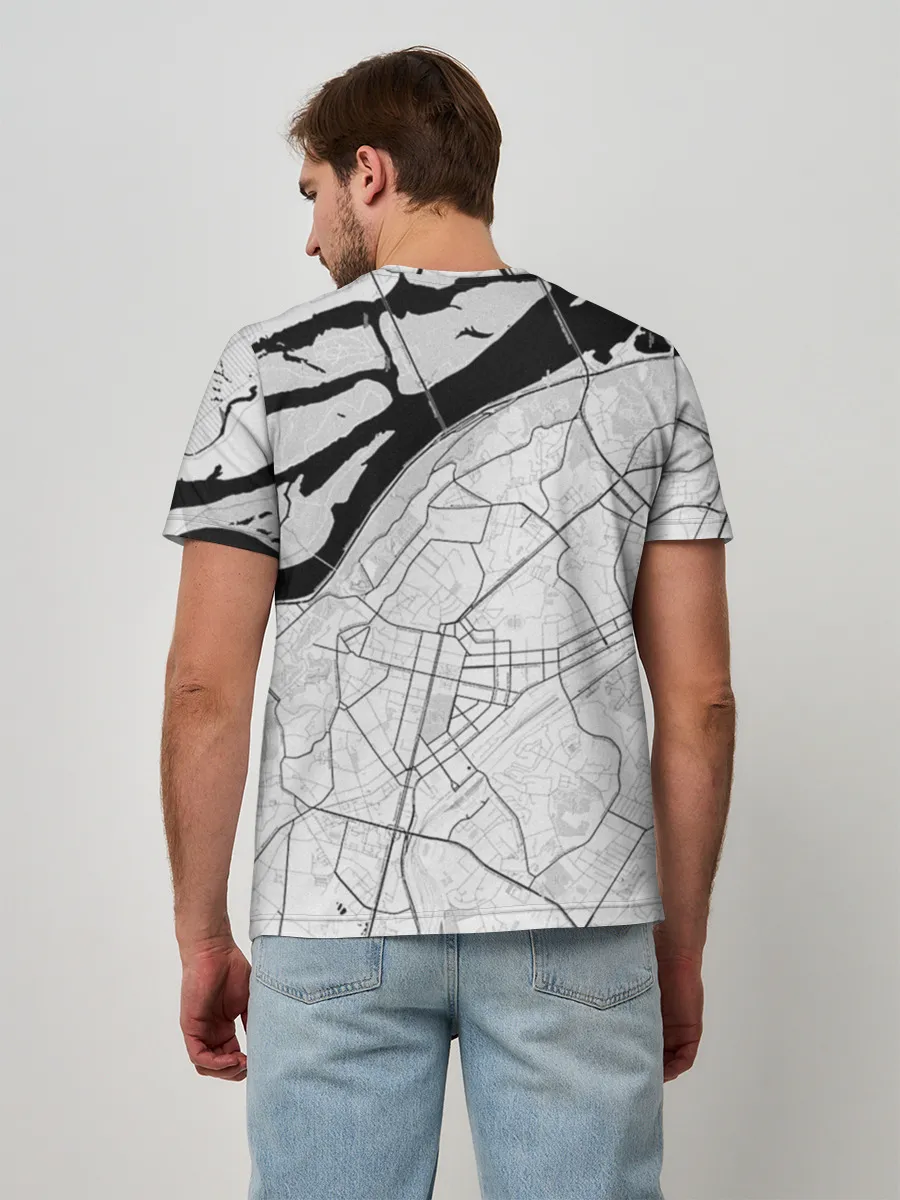 Мужская базовая футболка / генплан