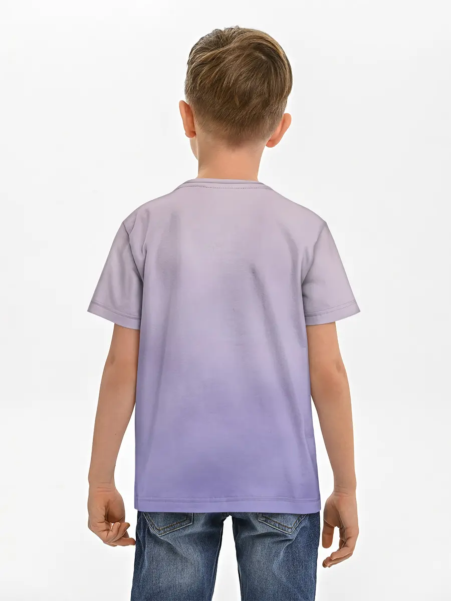 Детская базовая футболка / Гимнастка на полотне