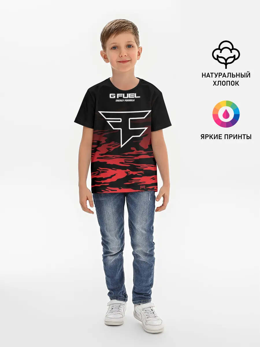 Детская базовая футболка / Faze clan - Jersey pro 2019