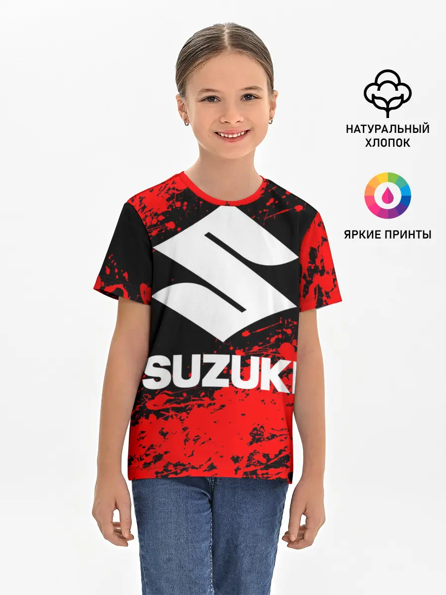 Детская базовая футболка / SUZUKI