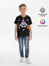 Детская базовая футболка / Космическая Йога