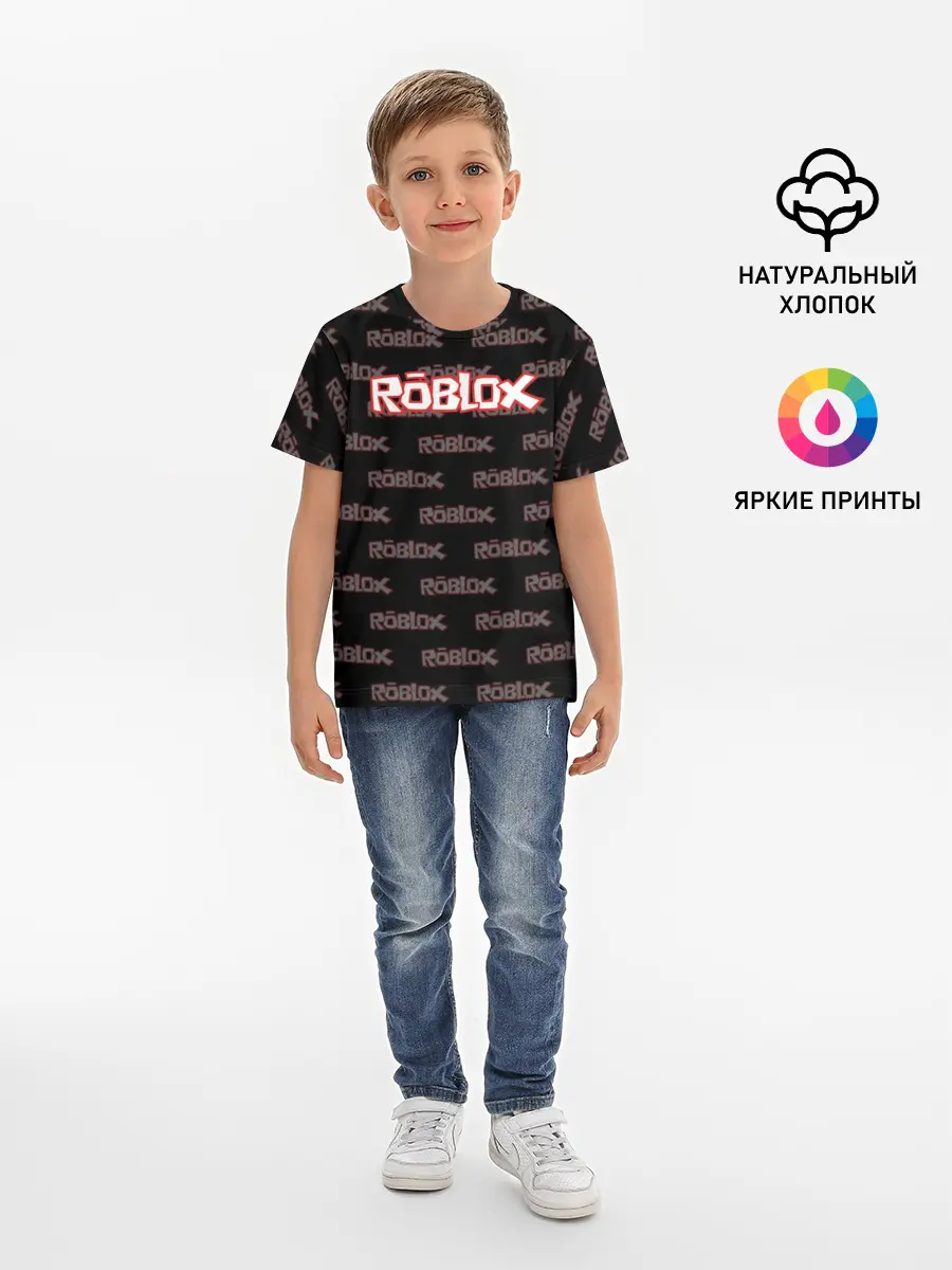 Детская базовая футболка / Roblox