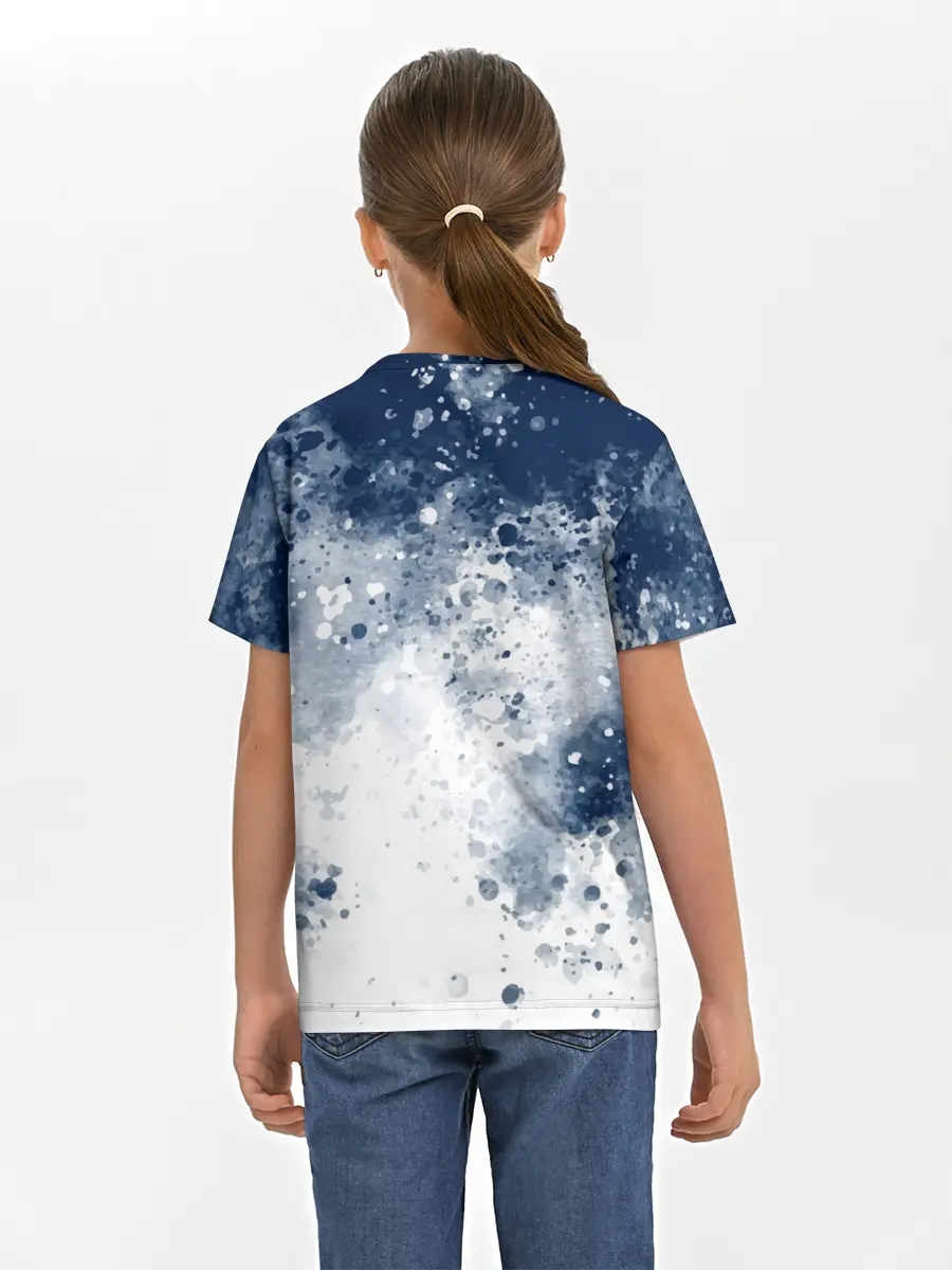 Детская базовая футболка / Чернильные капли