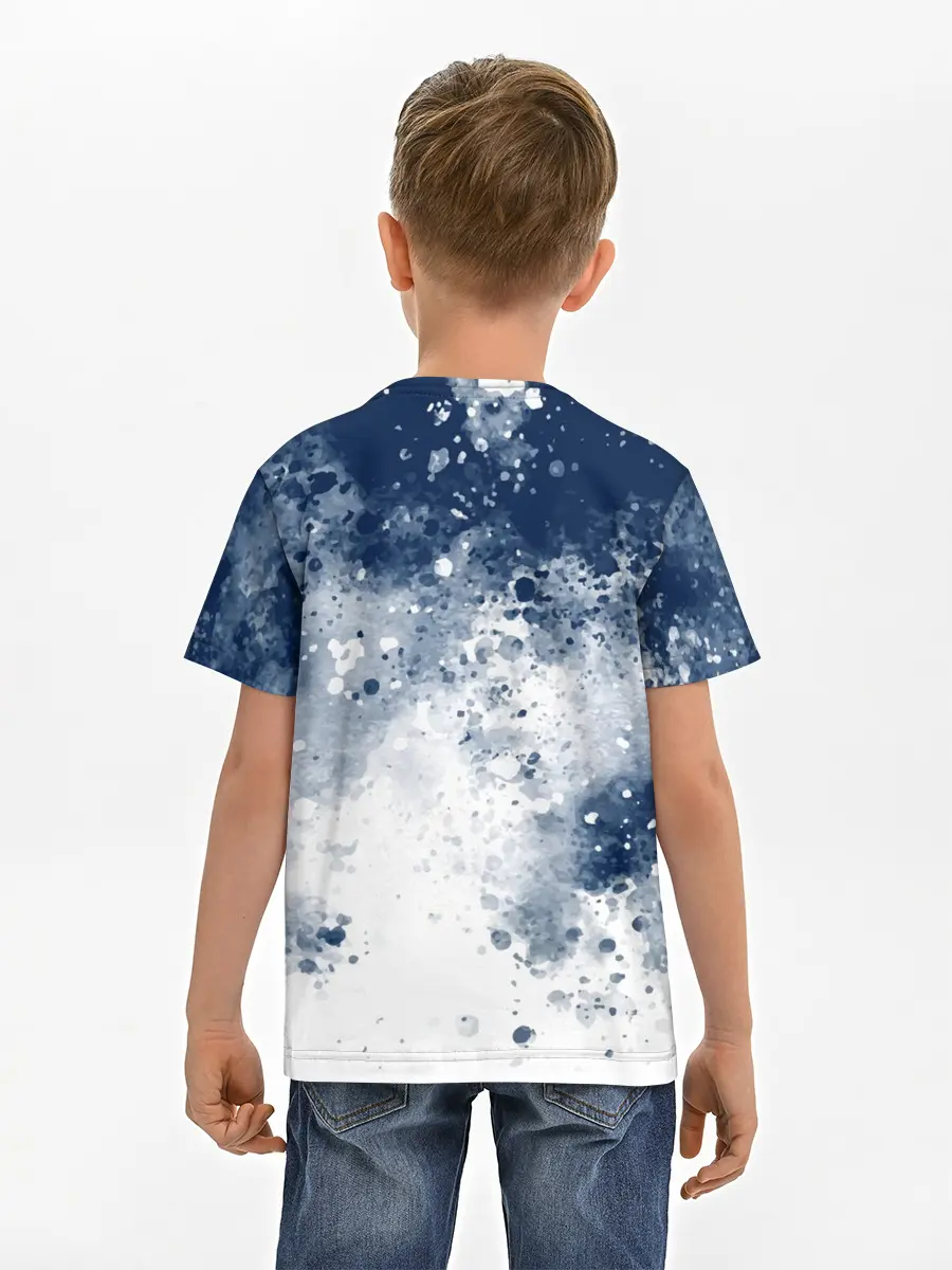 Детская базовая футболка / Чернильные капли