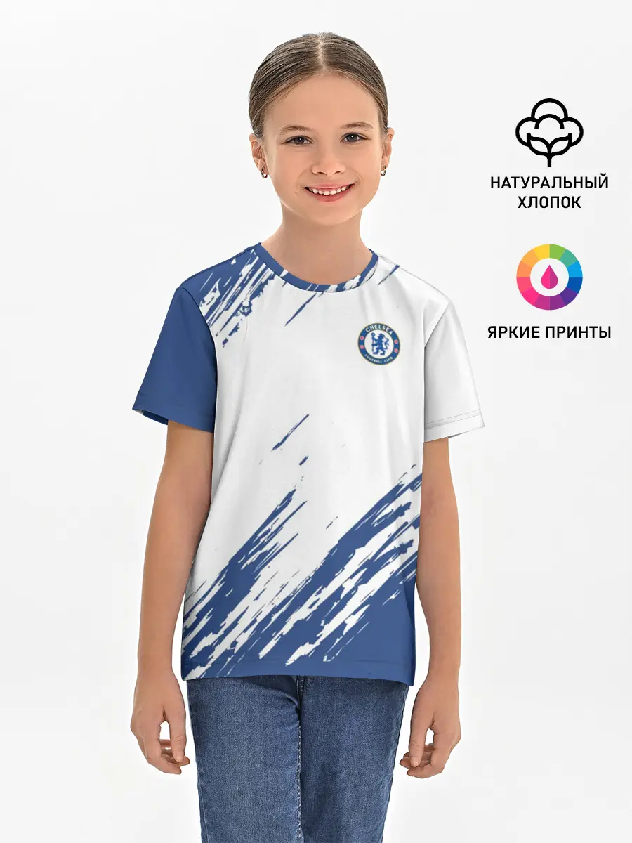 Детская базовая футболка / CHELSEA UNIFORM | ФОРМА ЧЕЛСИ