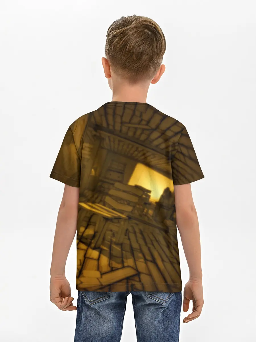 Детская базовая футболка / Bendy and the ink machine