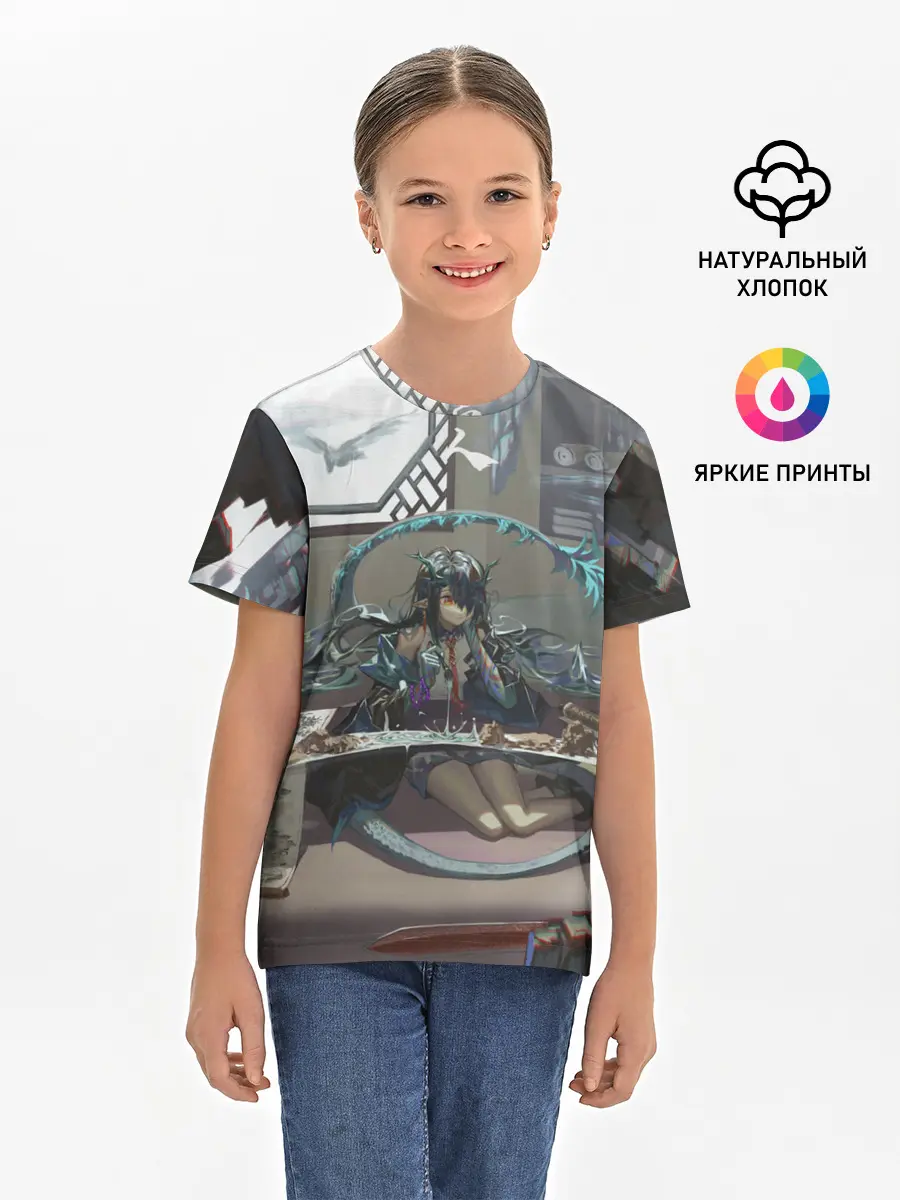 Детская базовая футболка / Arknights Clay