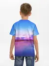 Детская базовая футболка / Anime Sunset