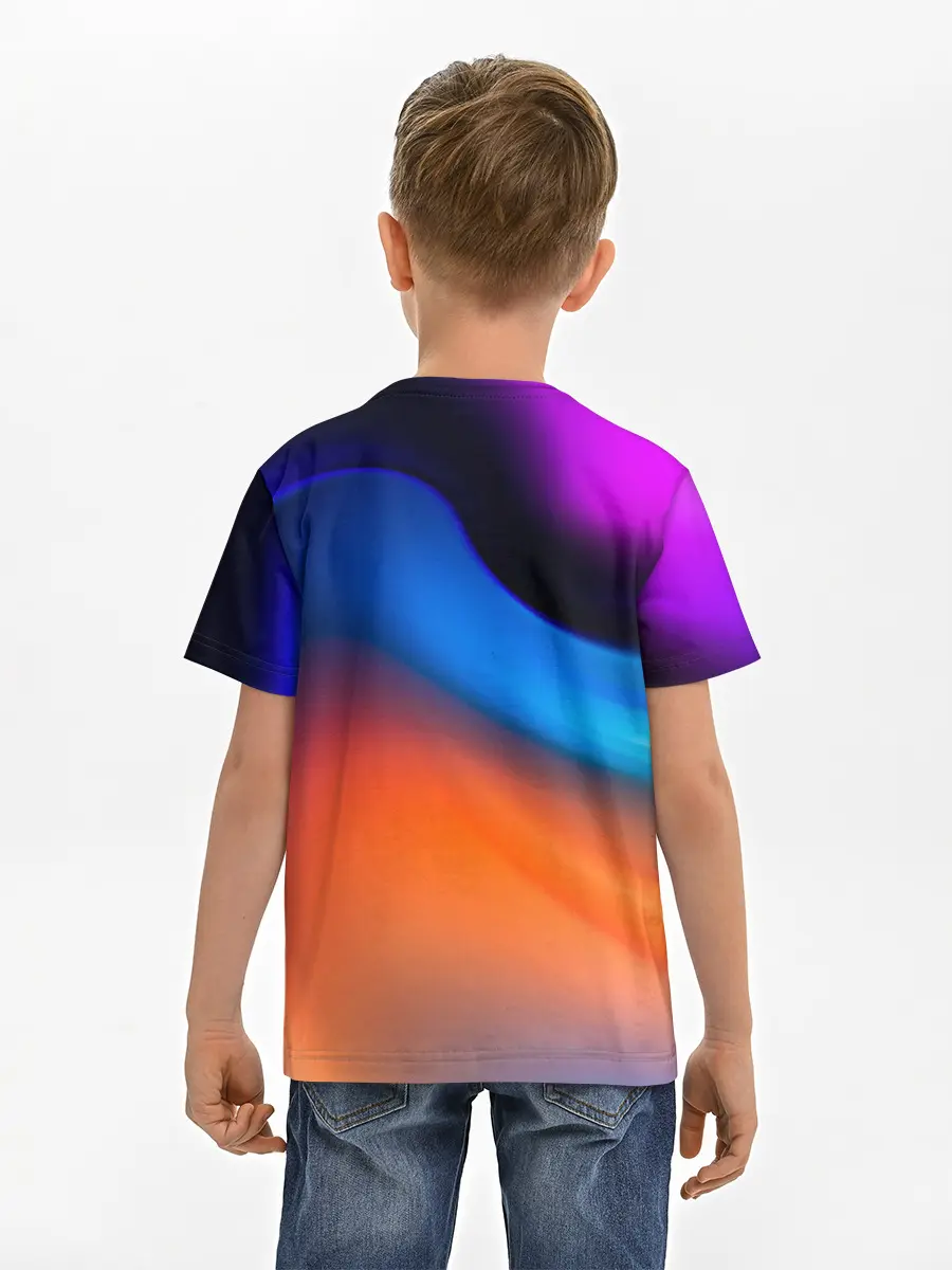 Детская базовая футболка / Цветной шум