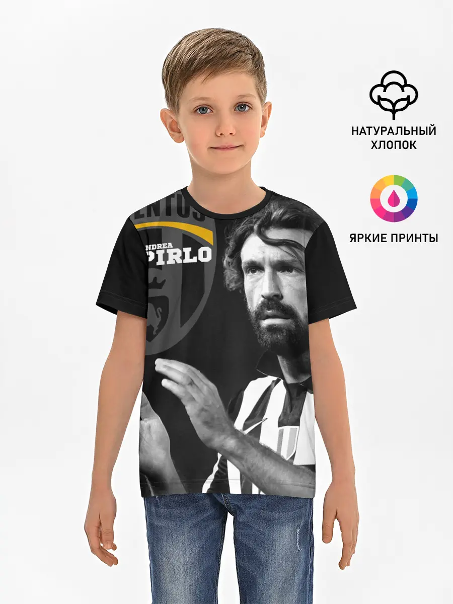 Детская базовая футболка / Андреа Пирло