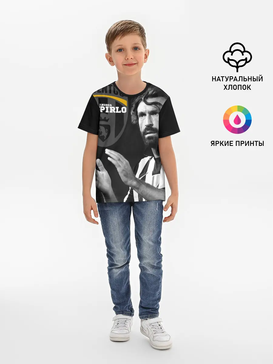 Детская базовая футболка / Андреа Пирло