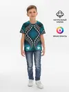 Детская базовая футболка / Узор, От Которого Не Отведешь Взгляд