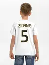 Детская базовая футболка / Зидан Реал Ретро