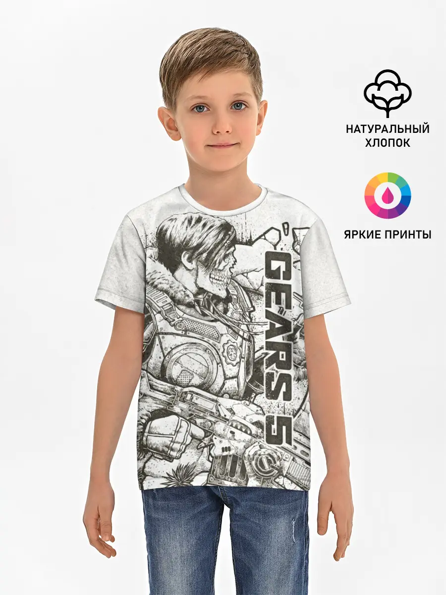 Детская базовая футболка / Gears 5