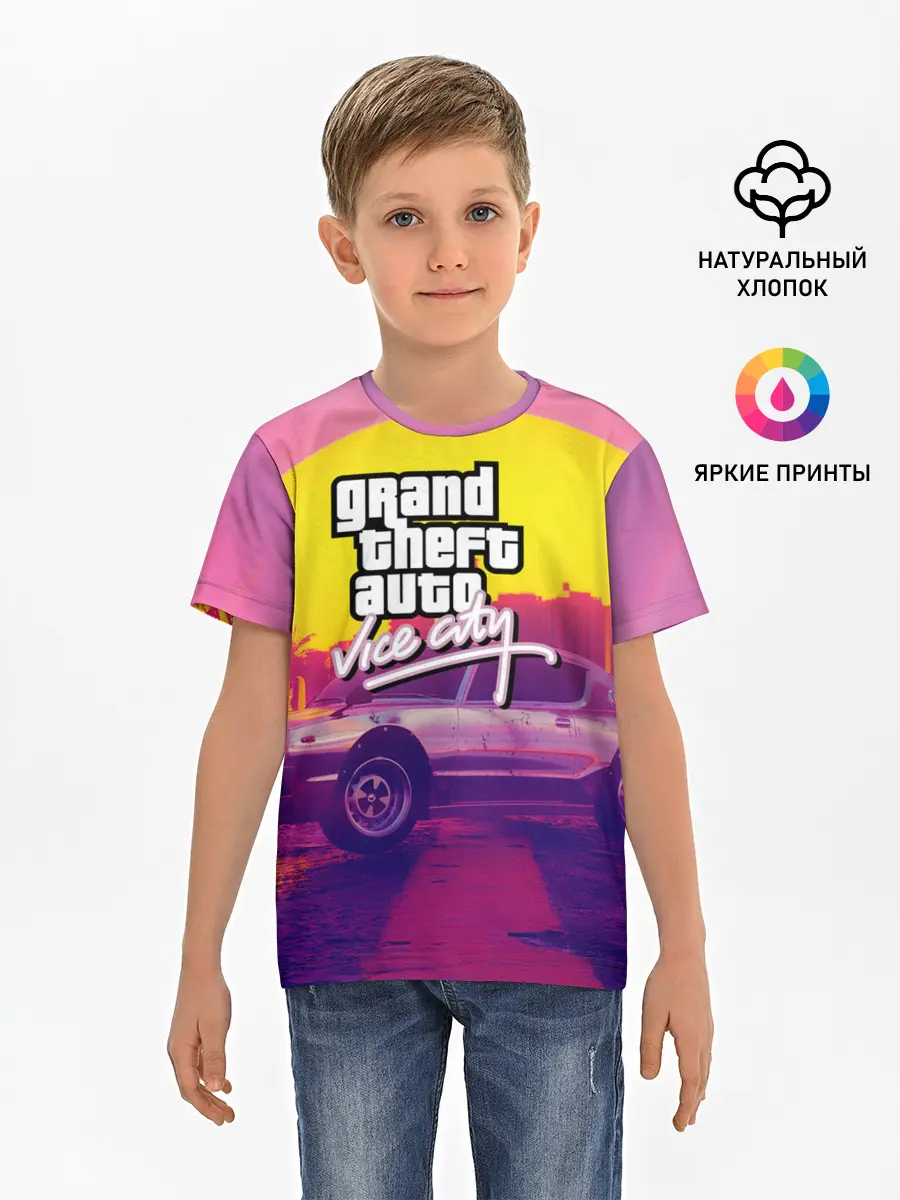 Детская базовая футболка / GTA Vice city
