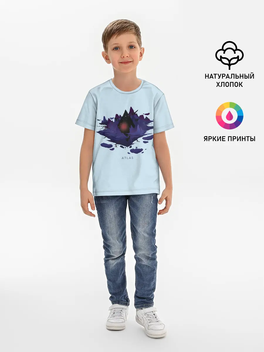 Детская базовая футболка / Atlas